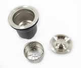 Stainless Steel Single Bowl Sink Insert Waste kit  37 X 32cm