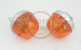 Front Indicator Left & Right Pair Honda Cub C50 C70 C90 C100 ZZ