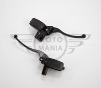 1" 25mm Hydraulic Clutch and Brake Master Cylinder Black Lever Honda