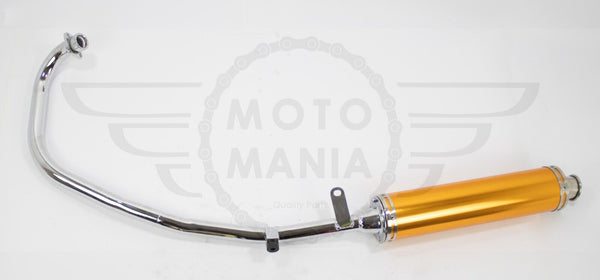 Custom Silencer Full Exhaust Muffler Yamaha YBR125 YBR 125 Orange