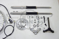 Customized Tracker Front Suspension Fork Kit Wheel Honda Cub C50 C70 C90 1.85x17