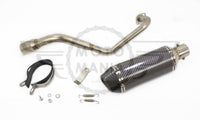 Performance Full Exhaust System Muffler Honda MSX125 MSX 125 Stainless Carbon