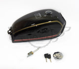 Fuel Gas Tank Black Honda CD50 CD70 CD90