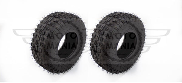 X2 Pair Knobbly Tyre 145/70-6 Tire Front or Rear Quad bike ATV