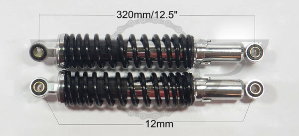 Rear shock absorbers KH250 DT100 for Suzuki GN125 GS125 GP125 GZ125 320mm