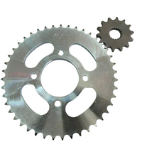 Front and Rear Sprocket Set For Suzuki GN125 1999