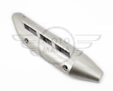 Exhaust Heat Shield Guard Yamaha YBR 125 YBR125 2010-17 EFI Plastic Silver