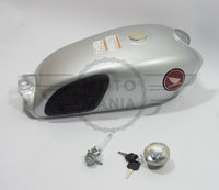 Fuel Gas Tank Silver Honda CL50 CL70 CL90