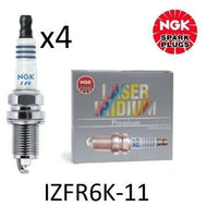 NGK IZFR6K-11 Spark Plug x 4 Laser Iridium Spark Plug HONDA CRV 2.0L 2006 - 2013