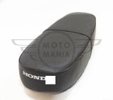 Seat Cover with white logo Honda SS50 Diamond stitching pattern