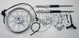 Customized Tracker Front Suspension Fork Kit Wheel Honda Cub C50 C70 C90 1.85x17