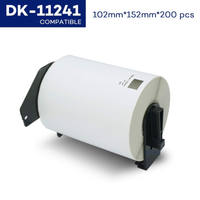 Printer labels for Brother DK11201 DK11202 DK11208 DK11209 DK22205 DK11241