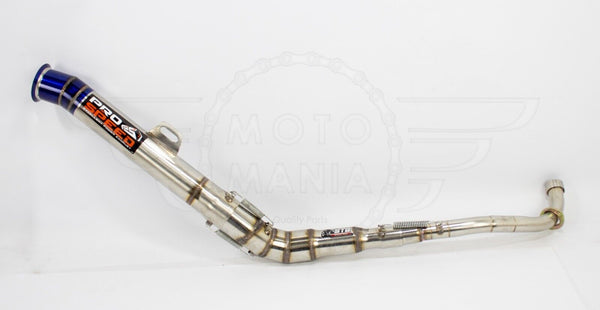 Custom UpLift Exhaust Honda C50 C70 C90 Straight Pipe Stainless Non Road Use