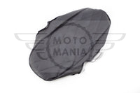 Seat Cover with white logo Honda SS50 Diamond stitching pattern