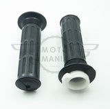 Handle bar grips Honda Cub C90 7/8" 22mm 12V models with throttle tube