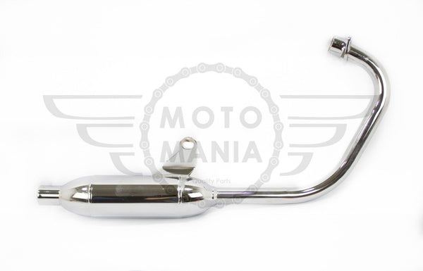 Customized Tracker Cafe Racer Exhaust Honda CG125 Chrome