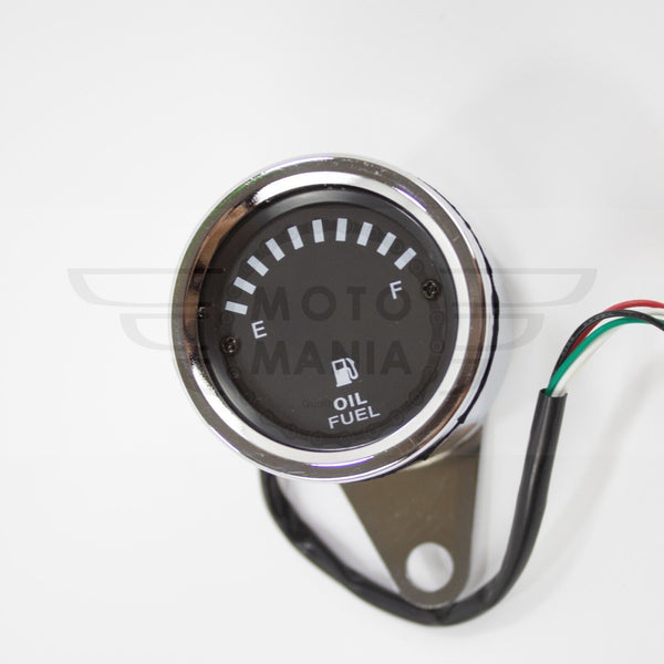 LED Fuel Guage Display Oil 12 V Motorcycle Pitbike Custom 50cc 125cc 150cc