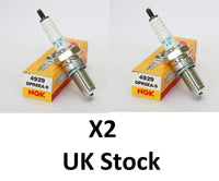 Genuine NGK Spark Plug DPR8EA-9  x 2 for Suzuki GS500 2001 - 2008