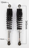 Rear Shocks Black 345mm Honda C50 C70 C90 Heavy Duty