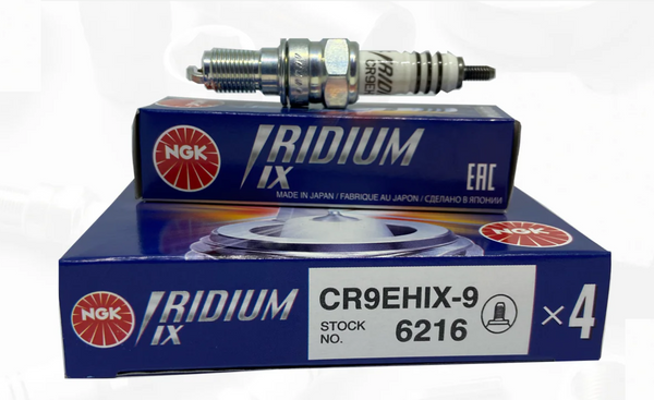 x 4 Iridium IX Upgrade NGK CR9EHIX-9 Honda CB 650 F 