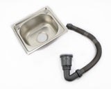 Stainless Steel Single Bowl Sink Insert Waste kit  37 X 32cm