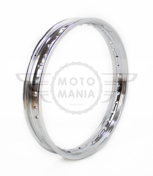 Universal Wheel Rim 1.85 x 18 Chromed Steel 36 hole Honda CB350 SL350 XL175