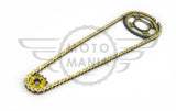 Gold Chain and sprocket set Honda Cub C50 C70 C90