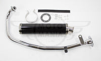 Custom Silencer Full Exhaust Muffler Yamaha YBR125 YBR 125 Black