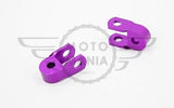 Rear Motorcycle Shock Risers 25mm Purple