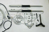 Customized Tracker Front Suspension Fork Kit Wheel Honda Cub C50 C70 C90 1.4x18