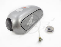 Reproduction Honda CD50 CD70 CD90 Benly Fuel Gas Pertol Tank Silver