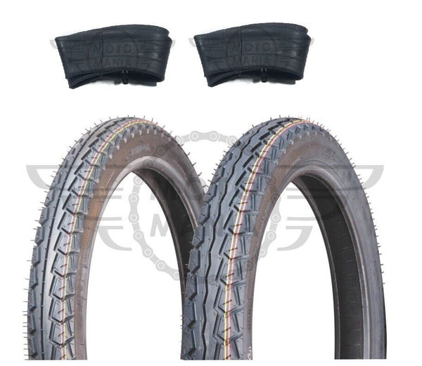 Front & Rear Tyre Tire Honda ANF125 ANF 125i Innova AFS110 2.50/2.75 x 17 Tubes