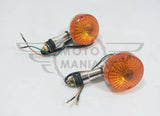 Front And Rear Indicators Chrome for Suzuki GN125 GN250 4 PCS