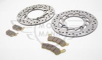 Front & Rear Brake Disc Pad Set Honda SH125 SH 125 SH150 2009 - 2012