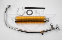 Custom Silencer Full Exhaust Muffler Yamaha YBR125 YBR 125 Orange