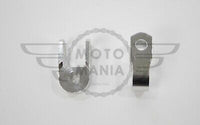 Rear Motorcycle Shock Risers 25mm Silver