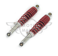 Universal Rear Shocks Red 340mm/13.4" Yamaha Suzuki Honda Cub C50 C70 C90