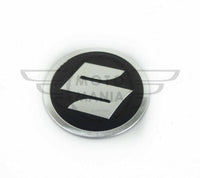 For Suzuki Badge Logo 3D Decal Sticker Black Plastic