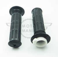 Handle bar grips Honda Cub C90 7/8" 22mm 12V models with throttle tube