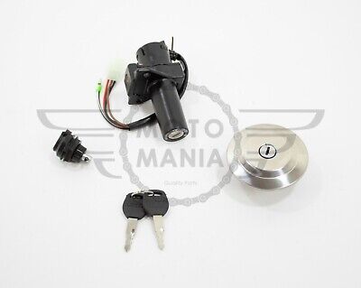 Ignition Switch Lock Set Fuel Cap Yamaha YBR 125 YBR125