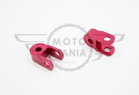 Rear Motorcycle Shock Risers 25mm Red