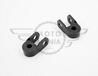 Rear Motorcycle Shock Risers 25mm Black