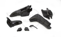 Plastics kit Body Fuel Tank Front Rear Fender Seat Yamaha PW50 Black