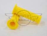 7/8" 22MM Cafe Racer Diamond Handlebar Grips yellow