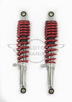 Universal Rear Shocks Red 340mm/13.4" Yamaha Suzuki Honda Cub C50 C70 C90