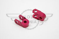 Rear Motorcycle Shock Risers 25mm Red