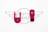 Rear Motorcycle Shock Risers 25mm Red