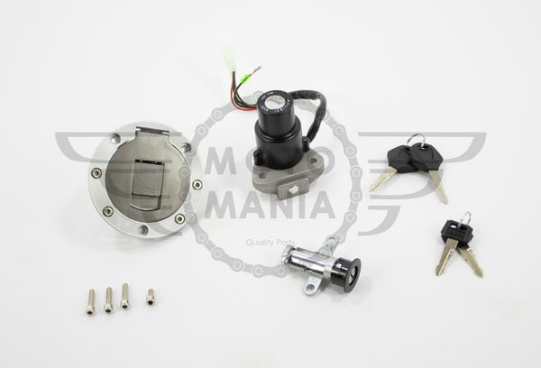 Yamaha TZR125 TZR 125 TZM150 TZR 150Lock Set Ignition Barrel Key Petrol Cap UK