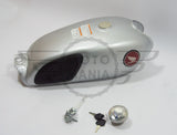 Fuel Gas Tank Silver Honda CL50 CL70 CL90