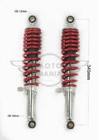 Universal Rear Shocks Red 340mm/13.4" Yamaha Suzuki Honda Cub C50 C70 C90